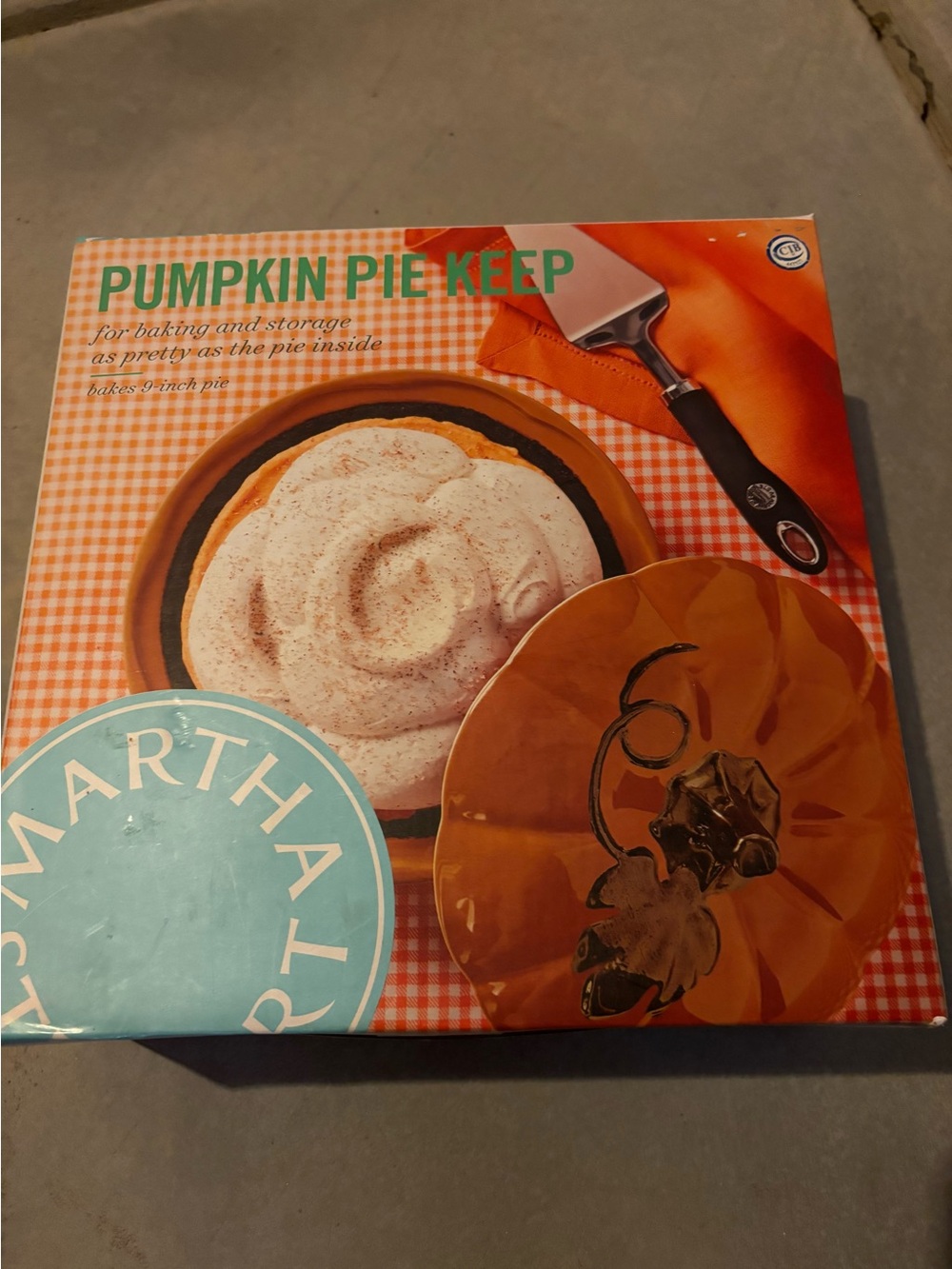 Martha Stewart Pumpkin Pie Keep